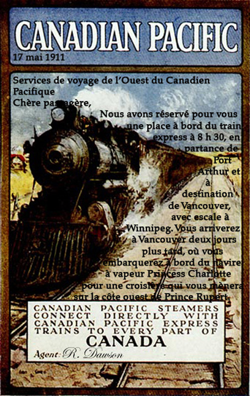 archives du Chemin de fer Canadien Pacifique A6399